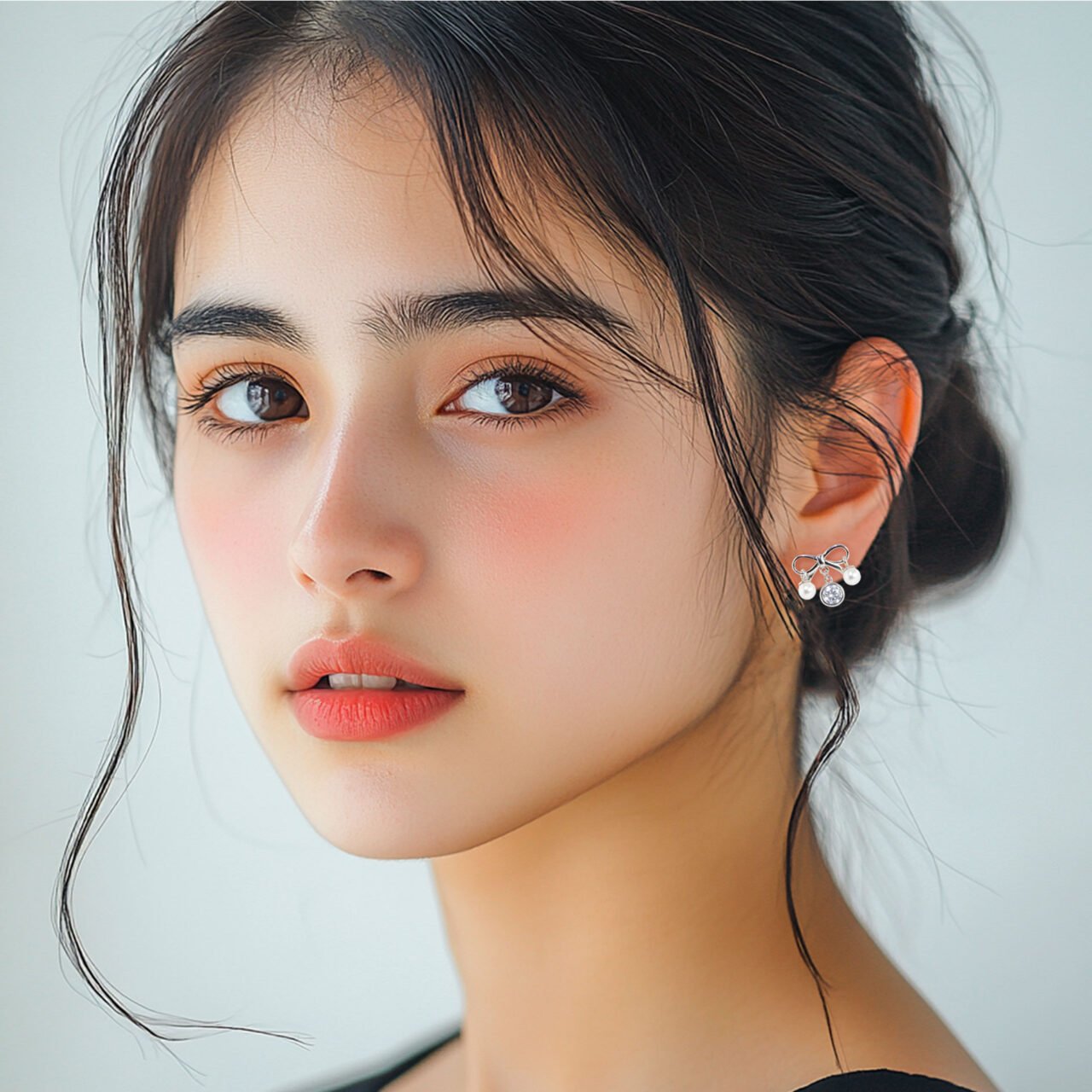 Butterfly Stud Earrings with Sparkling Cubic Zirconia Sterling Silver Butterfly Stud Earrings with Sparkling Cubic Zirconia Sterling Silver